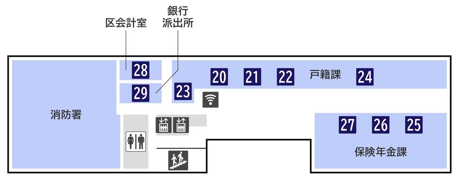 2F floor map