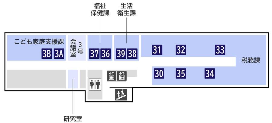 3F floor map