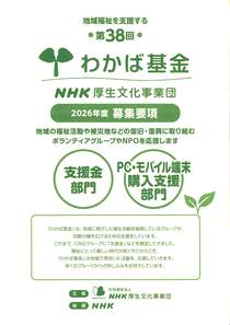 第38回　わかば基金