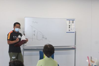 フレイルの講義の写真