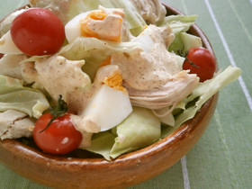 Salad bắp cải sốt mè mayo