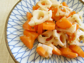 胡蘿卜和蓮藕的namuru