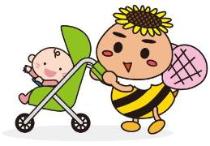 La imagen que la abeja Taro empuja el coche de niño