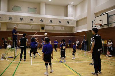 選手交流会の様子です
