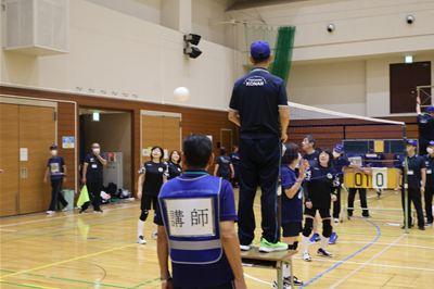 公開練習の様子①