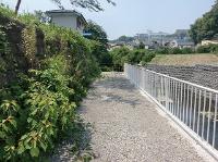 光明橋上流広場付近　平成２４年