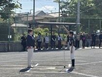 選手宣誓を行っています