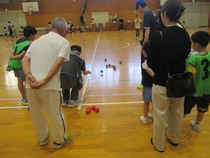 ボッチャ競技中の写真