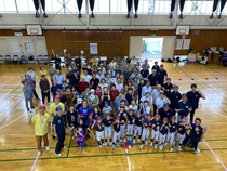 試合開始前の記念撮影