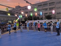 皆さまで恒例の炭坑節で盆踊り