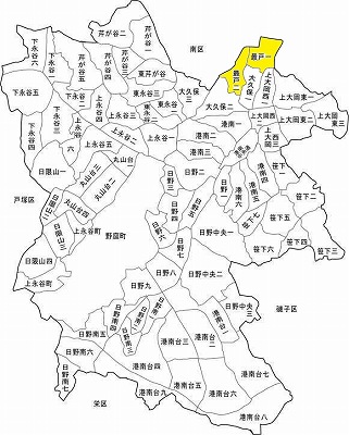 Location of the Konan Ward Map