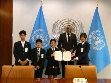 子どもピースメッセンジャー活動の写真