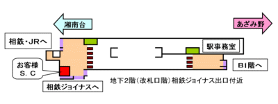 横浜駅構内図