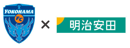โลโก้โยโกฮาม่า FCx เมจิ Yasuda Mutual Life Insurance Co.