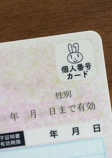 マイナンバーカードのイメージ
