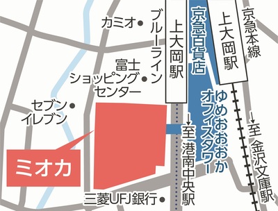 가미오오카 특설 센터 지도