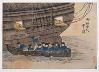 脚船本船エ寄ルノ図