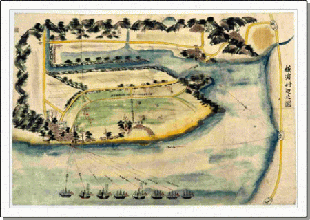 『横浜村辺之図』の絵図