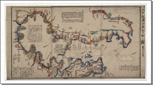 江戸近海沿岸警衛ノ図　嘉永六、七年（絵図）