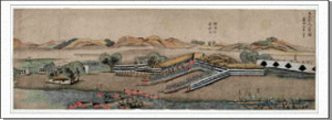 亜米利加人上陸ノ図　嘉永七年二月（絵図）