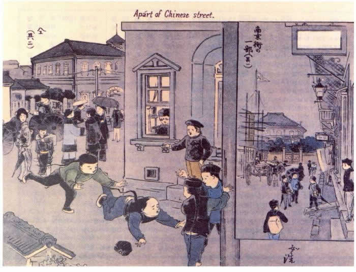 A part of Chinese street의 이미지