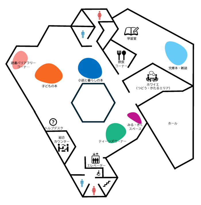 地下1階フロア図