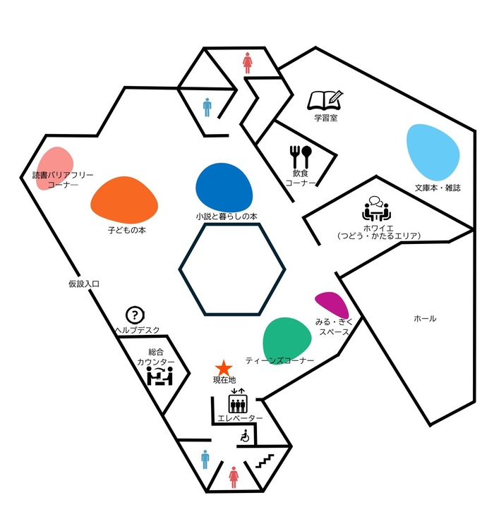 地下1階フロア図