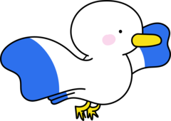 Illustration of a seagull