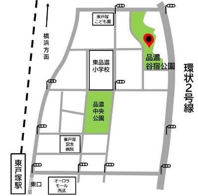 Hiển thị bản đồ gần ga Shinano.