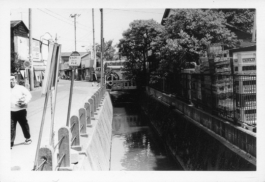 滝の川上流　バス停「六角橋公設市場」の画像