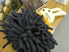 ウニにたべられるうさぽん