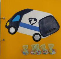 布えほん「はたらくくるま」の一部分