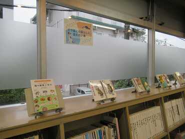 「犬や猫との暮らしに添えたい本」展示の画像