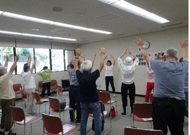 フレイル予防体操の様子