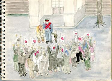 戦中戦後の横浜_見送り