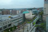 都筑区役所屋上から北東方向の画像