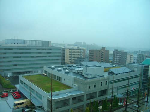 都筑区役所屋上から北東方向