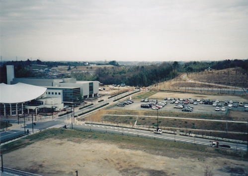 都筑区役所屋上から北方向