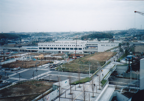 都筑区役所屋上から北東方向