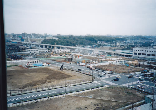 都筑区役所屋上から北東方向