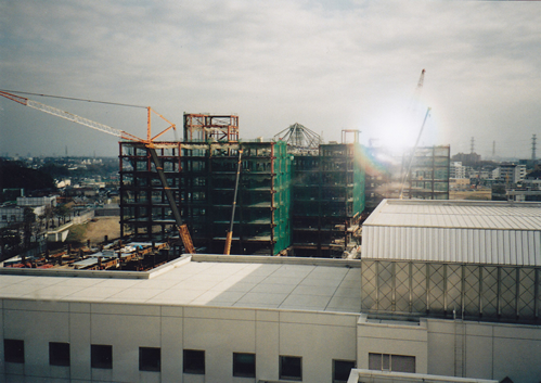 都筑区役所屋上から東方向