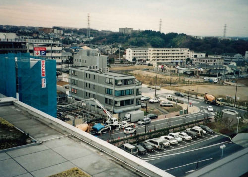 都筑区役所から西方向