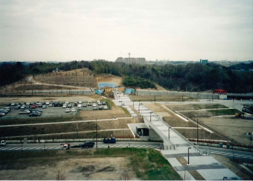 都筑区役所から北方向