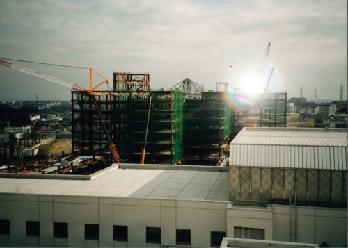 都筑区役所から東方向