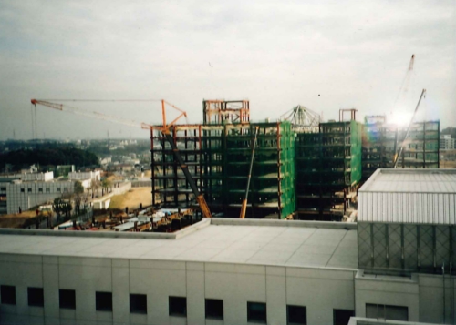 都筑区役所から東方向