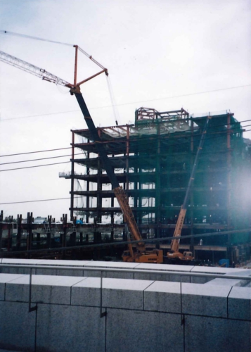 都筑区役所から東方向