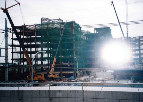 都筑区役所から東方向