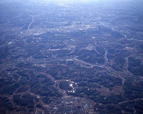 すみれが丘からニュータウン方向の画像