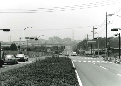センター北駅西側交差点からふれあいの丘の画像