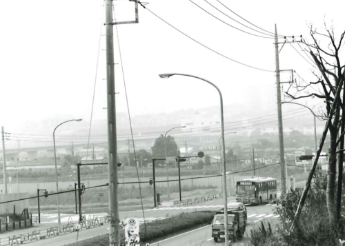 センター北駅西側交差点からセンター南の画像